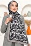 Women's Beige Shawl Patterned Organic Cotton Soft Shawl - 2
