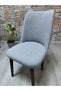 Large Oval Chair Cover Jacquard Bombu Bohemian Fabric Village Anthracite - 5