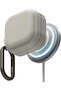 Onyx Magnetic for Samsung Galaxy Buds 4 Pro / 4 Case with Carabiner -Warm Grey