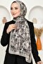 Women's Beige Rose Patterned Soft Shawl