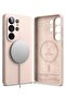 Silicone Magnetic For Samsung S26 Ultra Case Cover - Pink Sand
