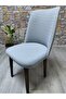Large Oval Chair Cover Jacquard Bombu Bohemian Fabric Village Anthracite - 2