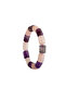 Amethyst Pink Quartz Natural Stone Bracelet (10mm Pipe Cut) - 3
