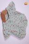 Baby Girl Short Muslin Jumpsuit 100% Cotton Floral Printed 12049 - 6