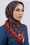 Women's Floral Flared Scarf 6508