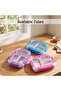 Stainless Steel Lunch Box 710ml, 3 Compartment Leakproof Bento Box for Kids- Purple - 2