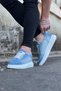 Jy018 Dexo Men's Casual Lace-Up Denim Fabric Sports Sneaker Shoes Tbt - Blue - 3