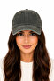 Unisex Vintage Washed Baseball Cap Khaki Daily Use Adjustable