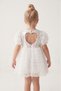 Greta Ruffle Detailed Special Occasion Eid Dress for Girls - 5