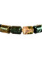 Bloodstone Natural Stone Bracelet (10mm Pipe Cut) - 2