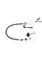 6U0721335A Clutch Cable - Favorit 1988-1995