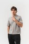 Zipform Half-Zip Polo Collar Striped Knitwear T-Shirt - 4
