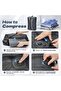 Reusable TPU Auto Vacuum Storage Bags – Pump-Free One-Button Compression for Travel - 6