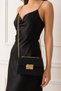 Women's Black Gold Chain Strap Evening Bag Shoulder Bag Evening Dress Bag - 2