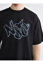 Esvab • Modern & Distinctive Loose Fit Zero Roba Collar Printed Men's T-Shirt - 4