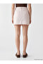 Nevavm Slim Fit Mini Jean Skirt with a Difference - 5
