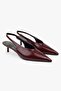 Women's Mia Burgundy Shiny Stiletto - 3