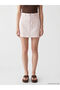 Nevavm Slim Fit Mini Jean Skirt with a Difference - 3