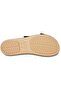 Brooklyn Buckle Matte Wrap Low Wedge Women's Slippers 212408-0Ri Black/Cashew - 5