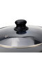 Non Stick Fry Pan with Glass Lid 20cm, Grey, Aluminium Cooking Pan, Induction&Gas Compatible - 6