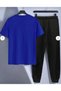 T-Shirt Sweatshirt 2-Piece Combination Lion Printed Sweatproof Women'S/Men's Unisex Model - 2