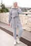 Gray Tunic with Allergic-Resistant Buttons on the Front - 4