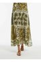 Olympos Series - Double Slit Patterned Modal Beach Dress - 5