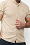 Cotton Lycra Seersucker Fabric Slim Fit Short Sleeve Shirt - 4