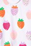 Fuchsia Fruit Patterned T-Shirt and Shorts Summer Set for Girls 23850 - 5