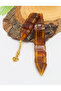 Hareli Brown Love Knot Tasseled Powder Amber Fish Prayer Beads 201025468 - 3