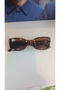 Leopard Patterned Retro Women's Sunglasses with Gold Detail - 4
