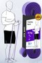 Resistance Band Rubber Band 35 kg Fitness Pilates Cross Training Band Exercise Rubber Band 35 kg