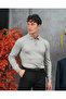 Slimfit Molded Cotton Lycra Button Detailed Knitwear Sweater