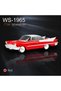 WS-1965 Retro Classic Car Design Wireless Speaker with FM Radio, USB/TF Card, Hands-Free Calling, LED Lights - 5