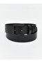 Lcw Accessories Black Leather Look Men's Belt