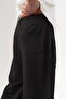 Reverse Stitch Detailed Pleated Shalwar with Elastic Waist and Cuffs - 8