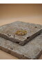 Gold Color Infinity Figured Stone Women's Ring - 2
