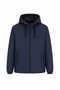 Men's Navy Blue Seasonal Jacket with Lining and Hood, Comfortable Fit, Water and Wind Resistant - 4