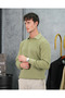 Polo Collar Button Detailed Sweater - 3