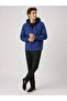 Men's Indigo Seasonal Jacket Lined Hooded Comfortable Fit Water and Wind Resistant - 4