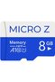 8gb Memory card, IPX7 Compatible with photos and Full HD video recording, Camera, Dash cam, Drone, UHS-1-100 Mb/s Z card Full-Size Adapter