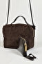 Soft Suede Women's Shoulder and Handbag Set – Stylish and Suitable for Daily Use in Bitter Brown - 6
