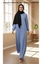 Mevlana Knitted Crepe Ferace Abaya - 5