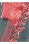 Burgundy Color Sequin Fringe Tassel Embroidery Ribbon Decorative Ribbon Accessory