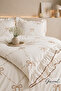 Queen Ruffled Double 100% Cotton Ranforce Duvet Cover Set |   Bedspread |   Pillowcase |   Duvet Cover |   Dowry - 3