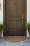 Bohemian Decorative Door Mat - Stain-Resistant Wicker-Look Welcome Mat - 7