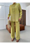 Women's Shirt with Bead Work on Front, Back and Sleeves, Pants with Bead Strip Work, Set - 2