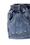 Baby Girl Summer Denim Shorts and Floral Printed T-Shirt 6-9-12-18-24 Months 2-Piece Holiday Outfit Set - 7