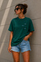 Three Eyes Minimal Printed Unisex Oversize T-Shirt – Cotton Crew Neck Casual T-Shirt
