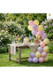 Macaron Balloon Set 20 Pieces Pink Lilac Yellow Birthday Party Decoration - 2